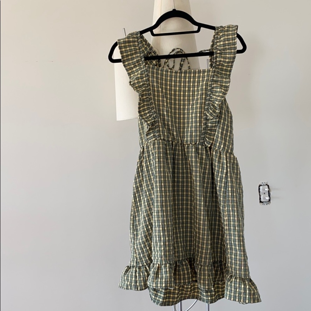 Never worn checkered dress